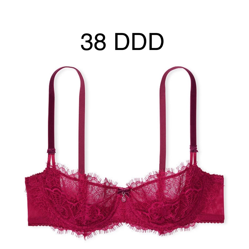 Victoria Secret - DREAM ANGELS
Wicked Unlined Lace & Velvet Balconette Bra -NEW